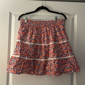 J.Crew red white and blue skirt